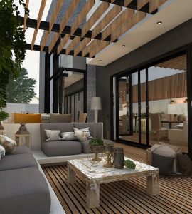 terrasse aménagé