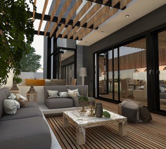 terrasse aménagé